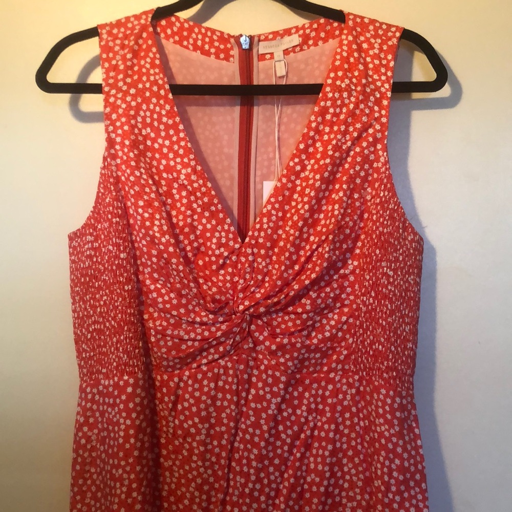 Rebecca Taylor Red Floral Dress